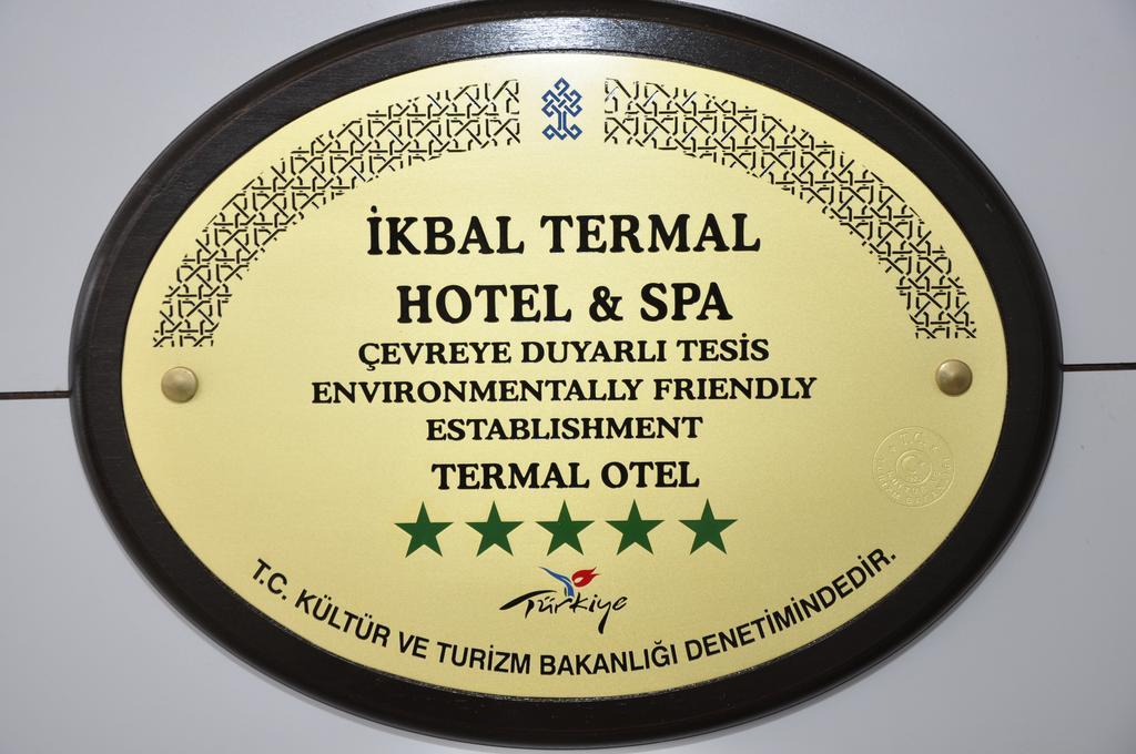 Ikbal Thermal Hotel & Spa Afyon Afyonkarahisar Екстер'єр фото